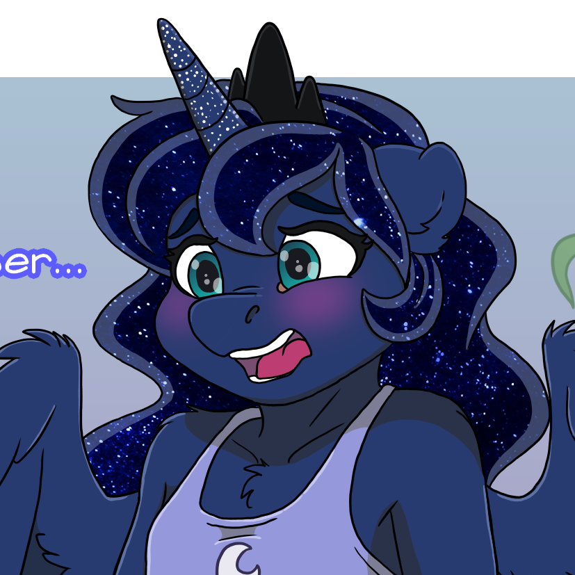 Princess Luna Messy