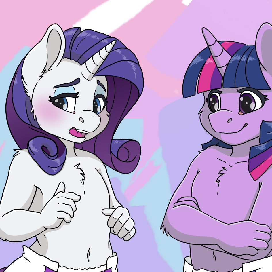 Rarity and Twilight Sparkle