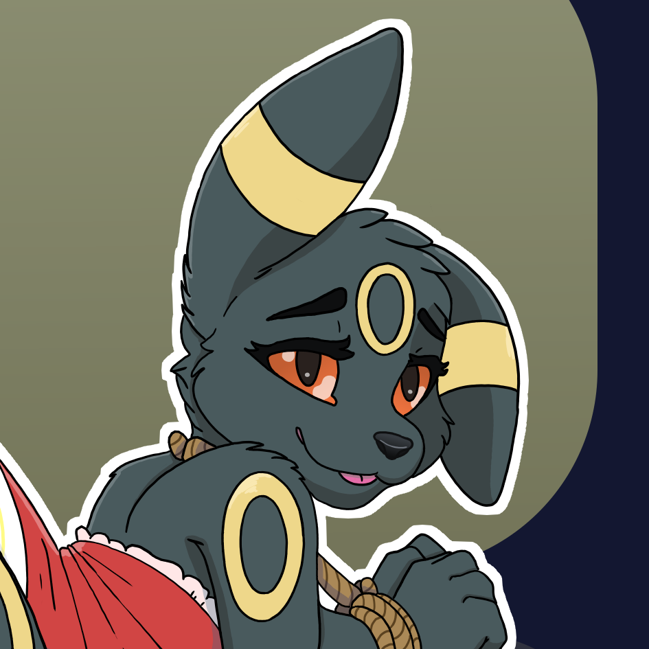 Would you squish the messy diaper of a tied up Umbreon?