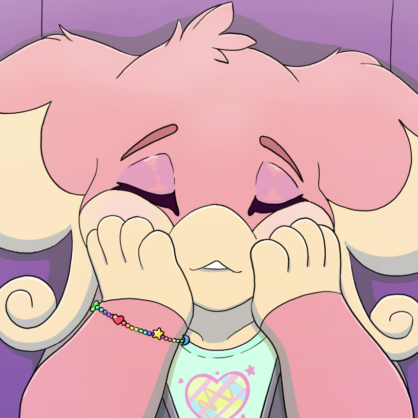 Audino being cute in a carseat