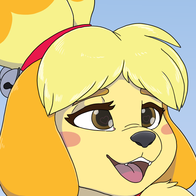 Issabelle having puppy playtime