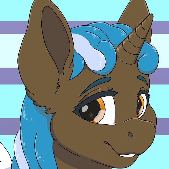 Sterling the diapered pony